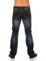 Trendy Men s Jeans leatherlook