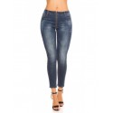 SKINNY JEANS WITH ZIP BACK & FRONT L1235