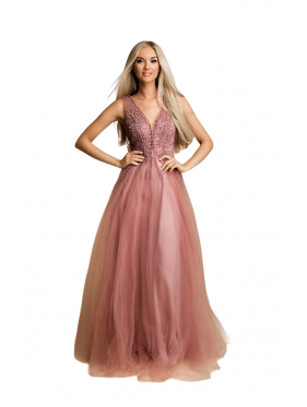 Φόρεμα MARIA DRESS OLD PINK 76014-1