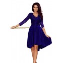 Φόρεμα 210-4 NICOLLE - dress with a longer back ROYAL BLUE