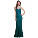 Φόρεμα υπεροχο mermaid type BOOTLE GREEN 53003-1