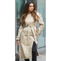 COAT MUSTHAVE LEATHER LOOK TRENCHCOAT BEIGE M6705